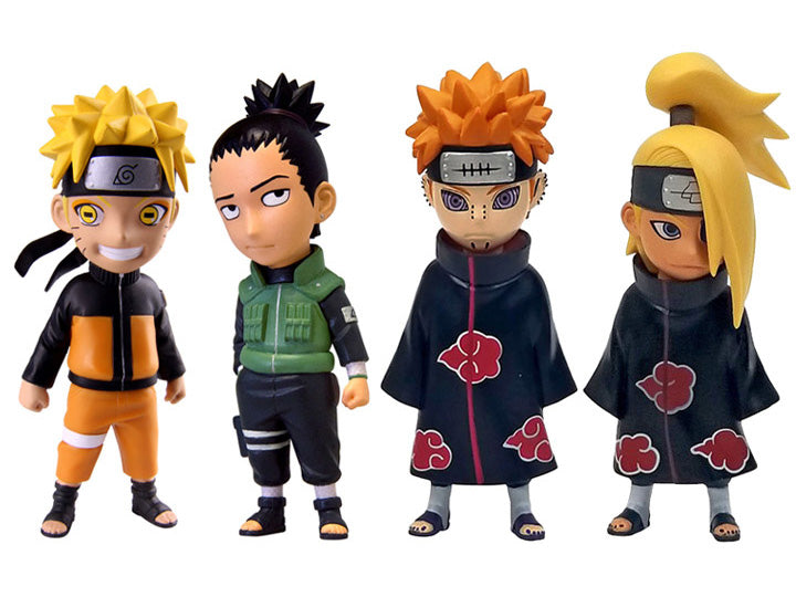 Naruto Shippuden - Mininja Figures (Wave 2) Set of 4