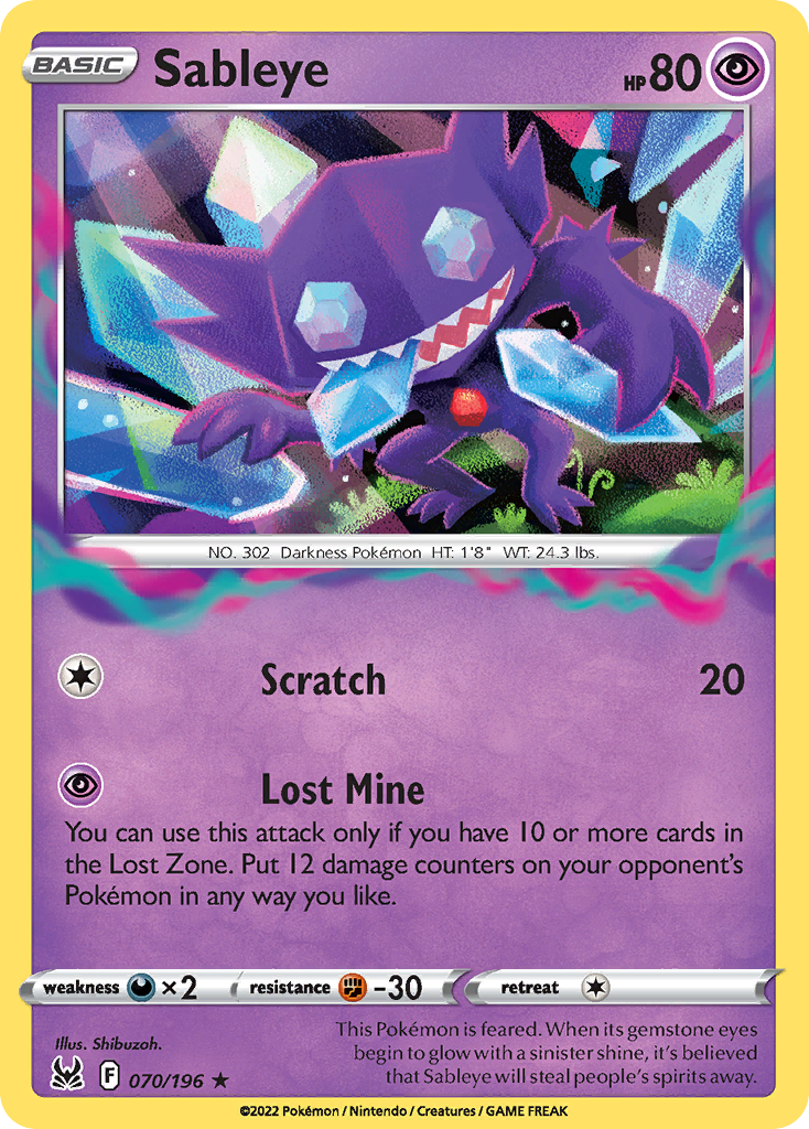 Sableye - 070/196 - Reverse Holofoil