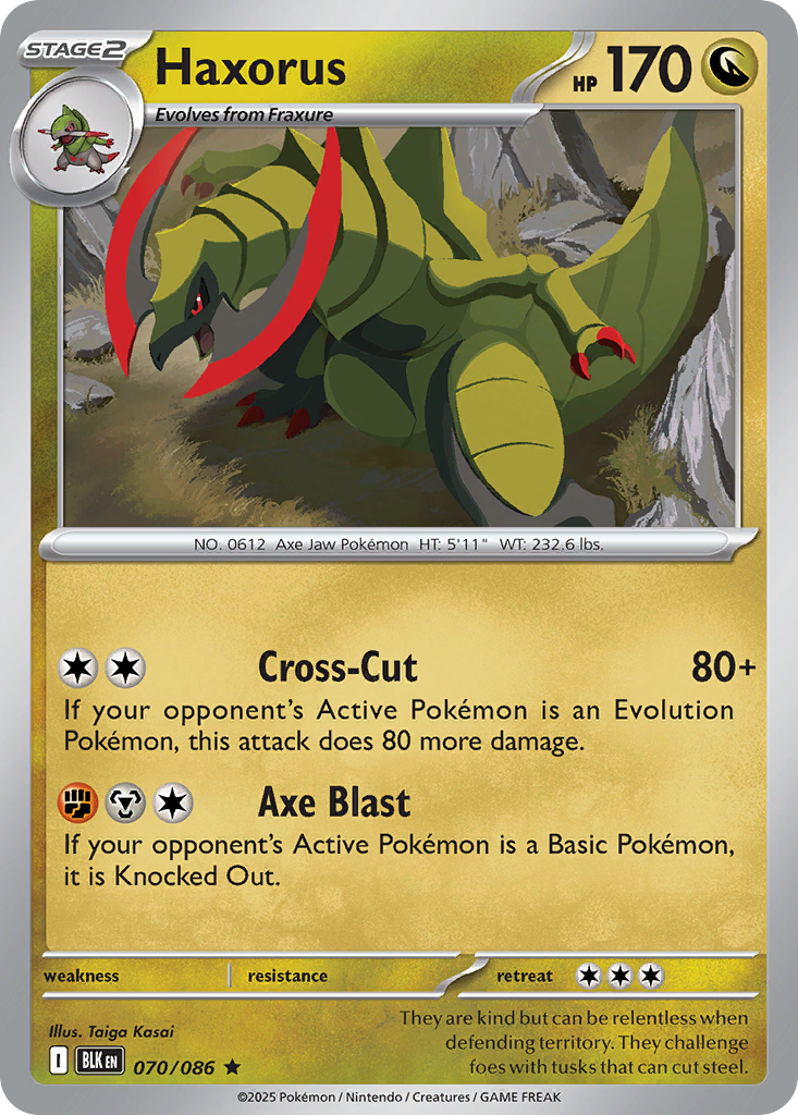 Haxorus (Master Ball Pattern) - 070/086