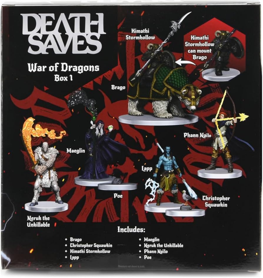Death Saves - War of Dragons Box 1