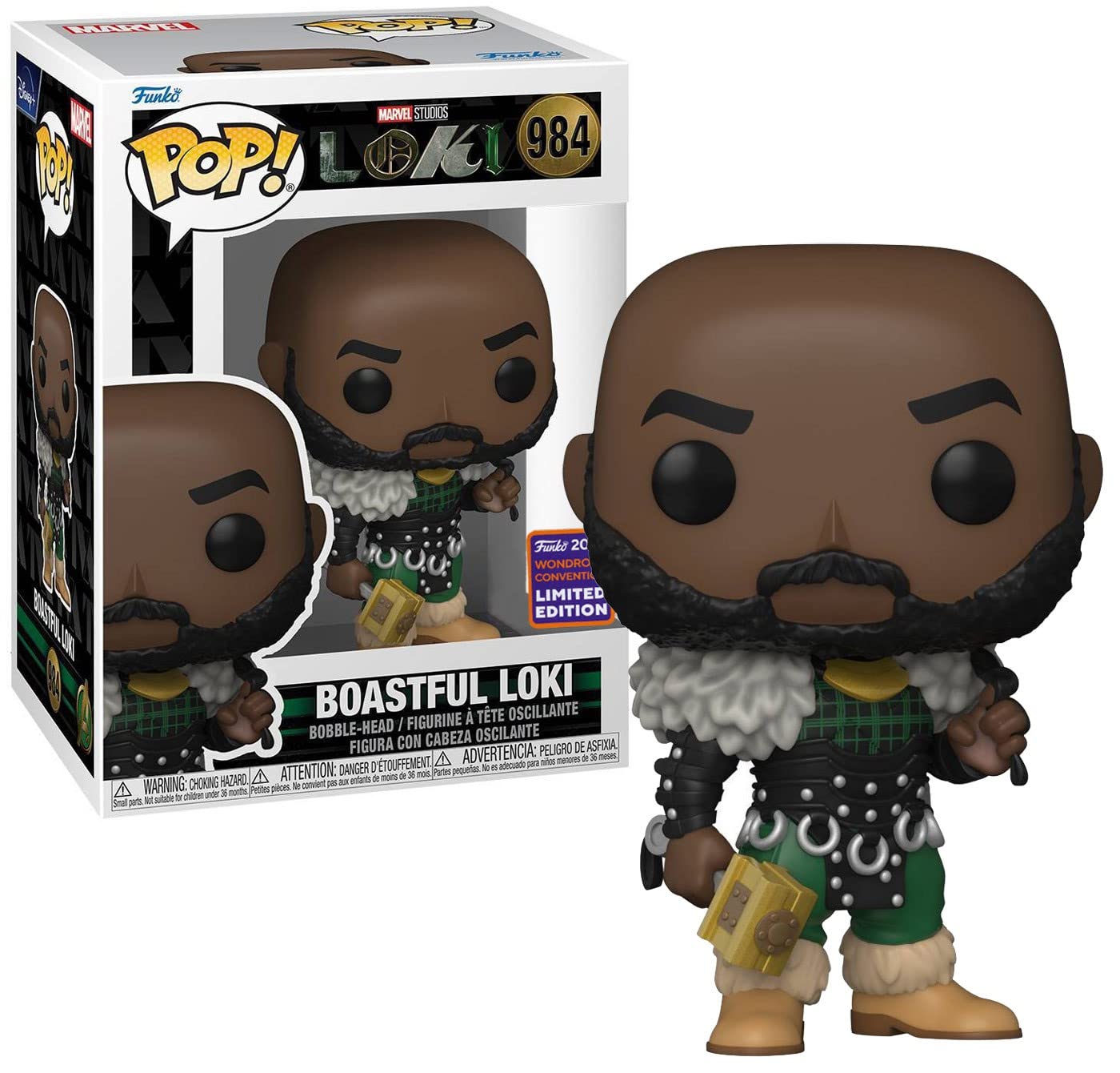 Funko POP! Marvel: Loki - Boastful Loki #984 (Funko Wondrous Convention 2022) Limited Edition