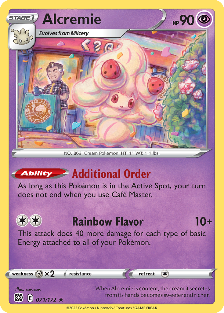Alcremie - 071/172 - Reverse Holofoil