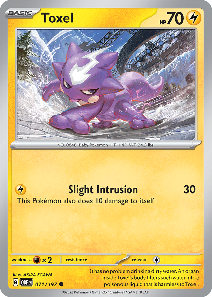 Toxel - 071/197 - Reverse Holofoil