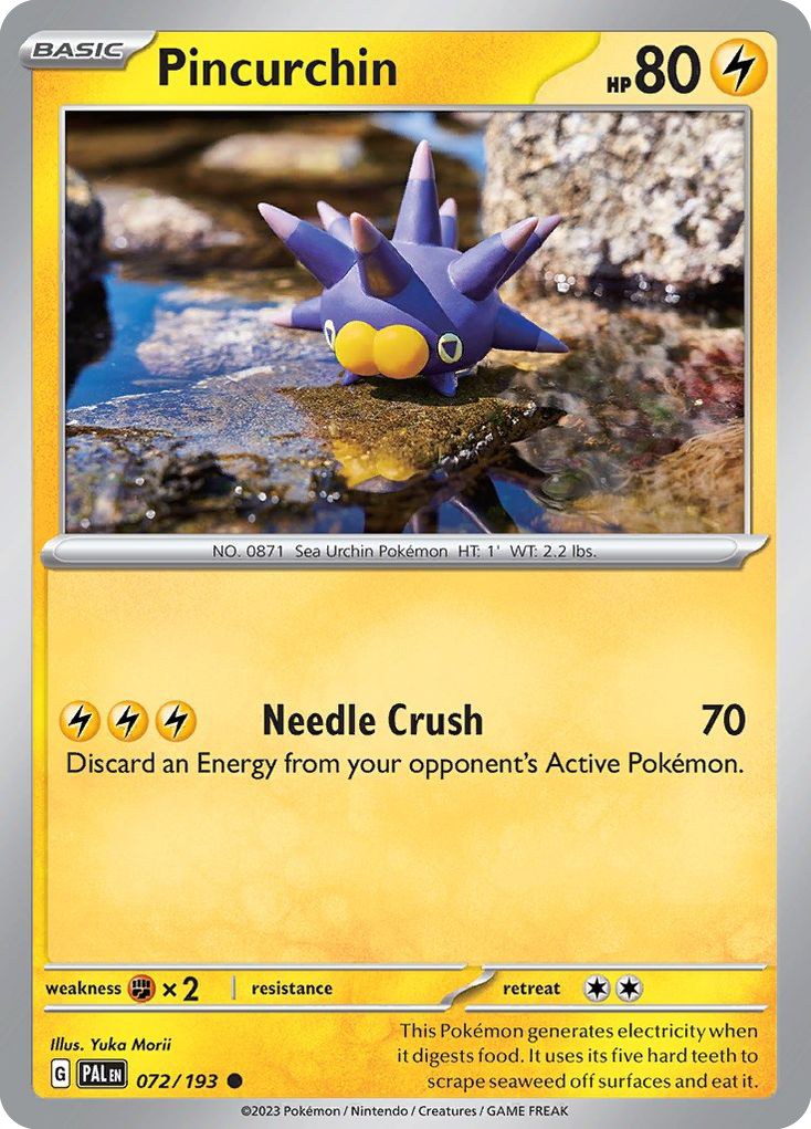Pincurchin  - 072/193 - Reverse Holofoil