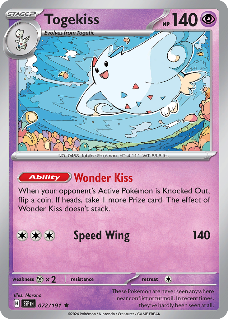 Togekiss - 072/191 - Reverse Holofoil