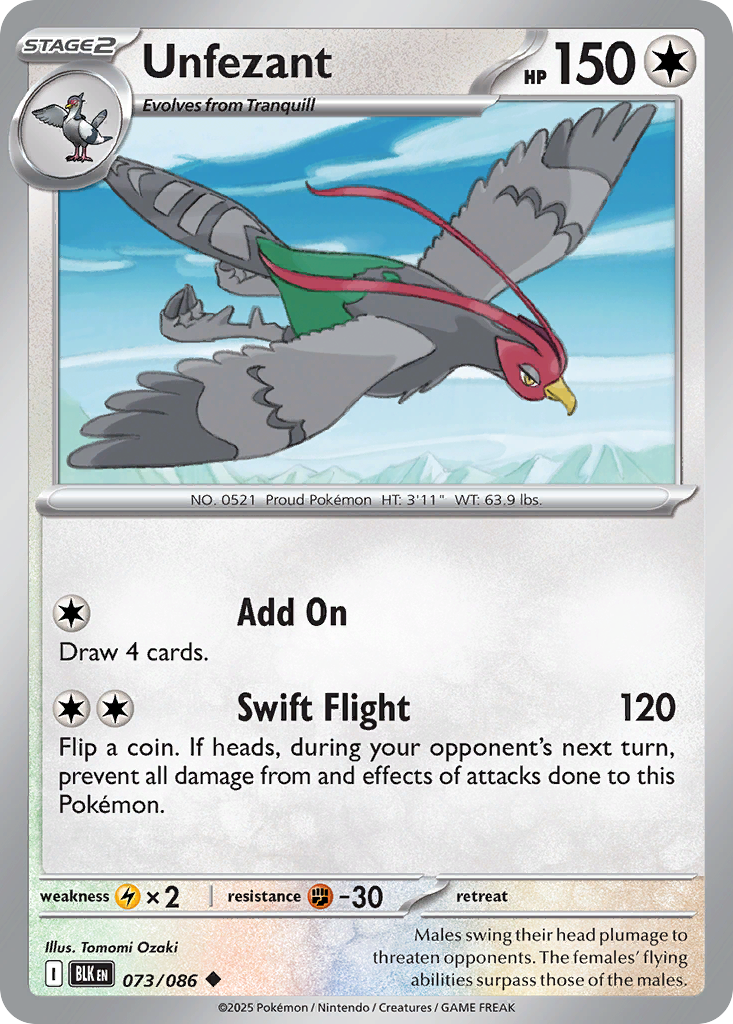 Unfezant (Poke Ball Pattern) - 073/086