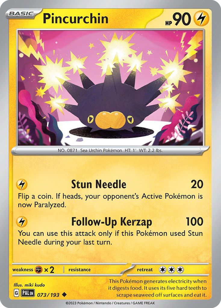 Pincurchin  - 073/193 - Reverse Holofoil