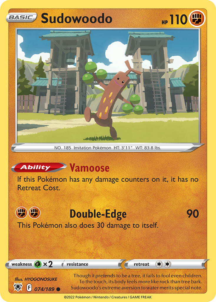 Sudowoodo - 074/189 - Reverse Holofoil