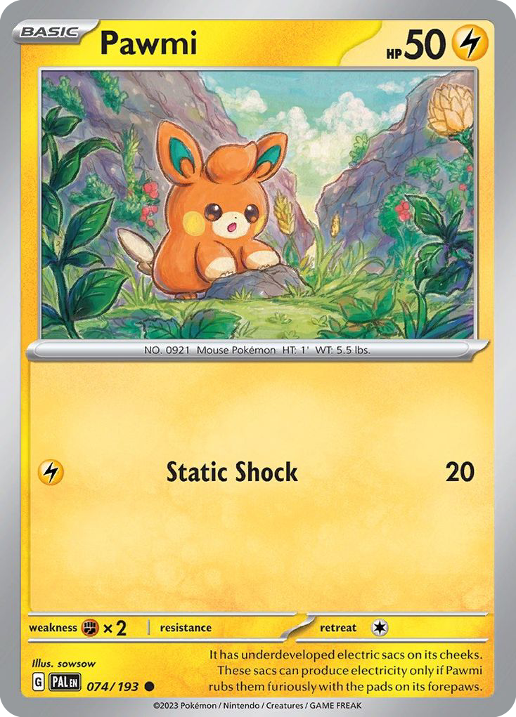 Pawmi - 074/193 - Reverse Holofoil