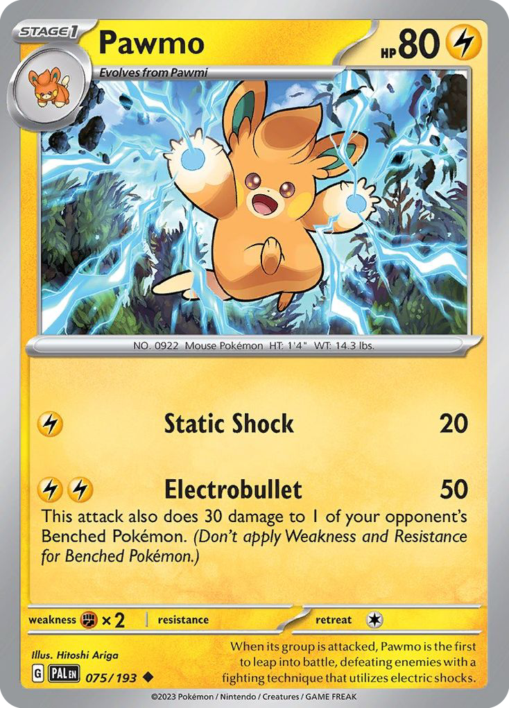Pawmo - 075/193 - Reverse Holofoil