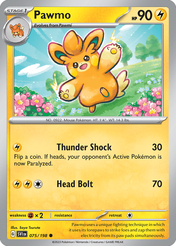 Pawmo - 075/198 - Reverse Holofoil