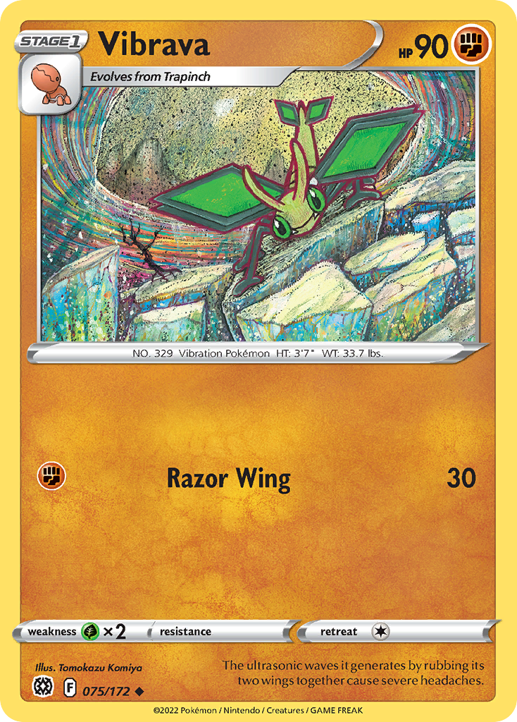 Vibrava - 075/172 - Reverse Holofoil