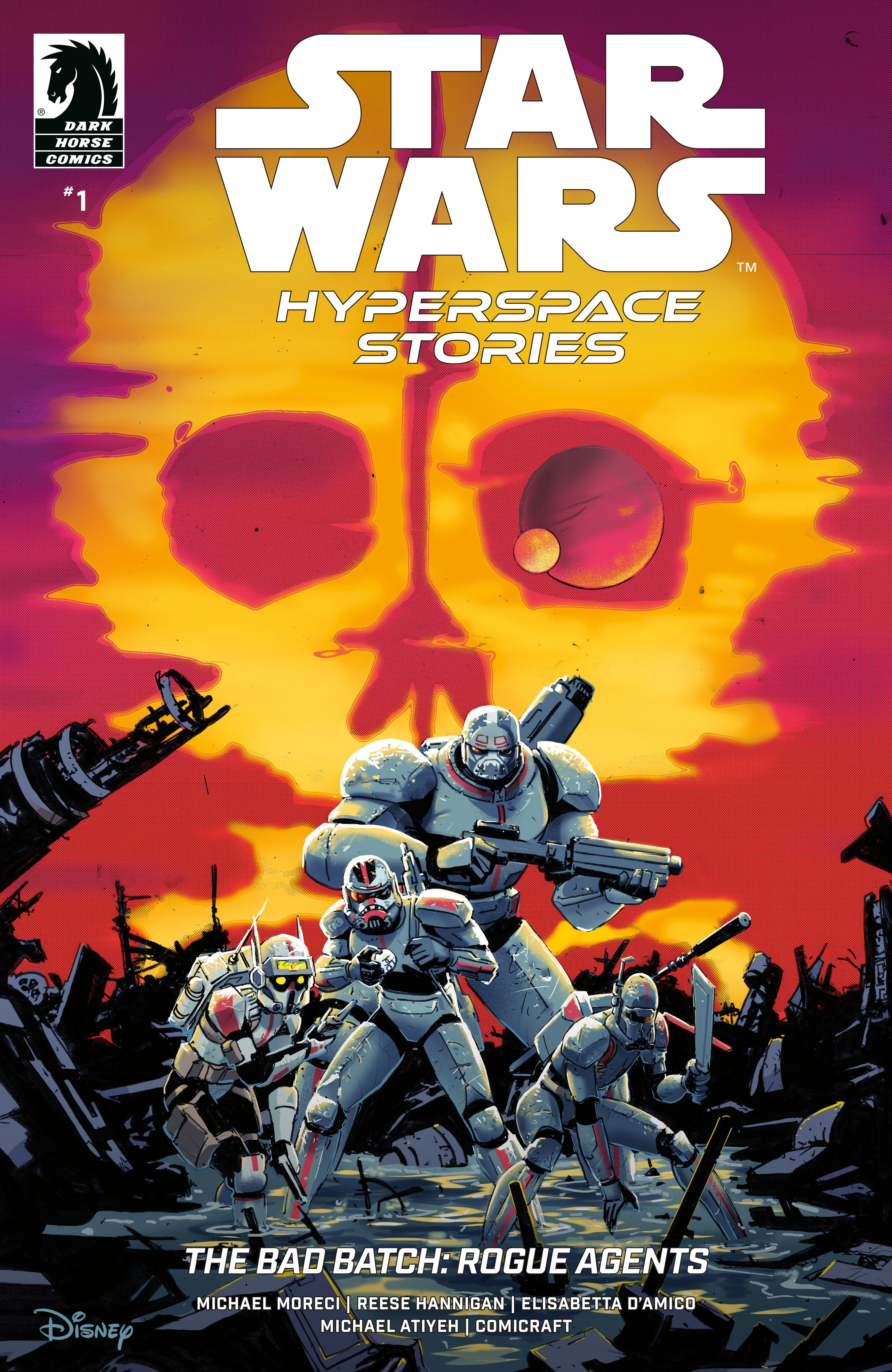 Star Wars: Hyperspace Stories: The Bad Batch  Rogue Agents #1 (Variant Cover B) (Riley Rossmo)