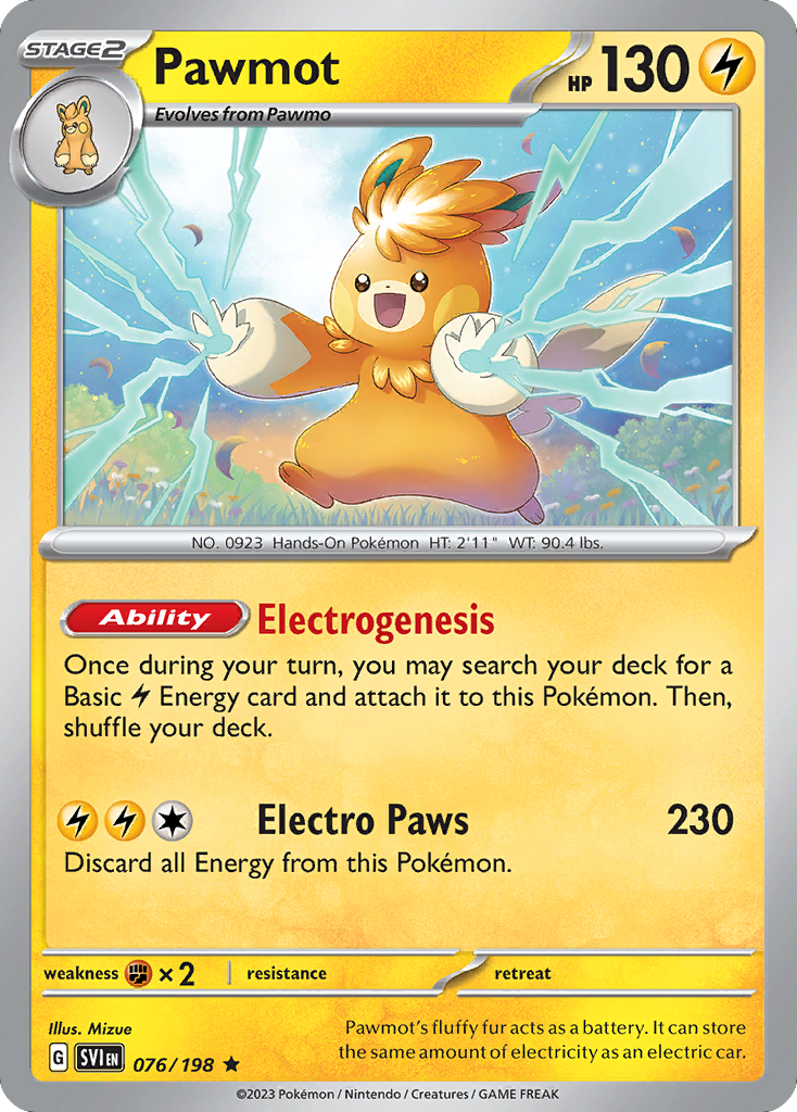Pawmot  - 076/198 - Reverse Holofoil