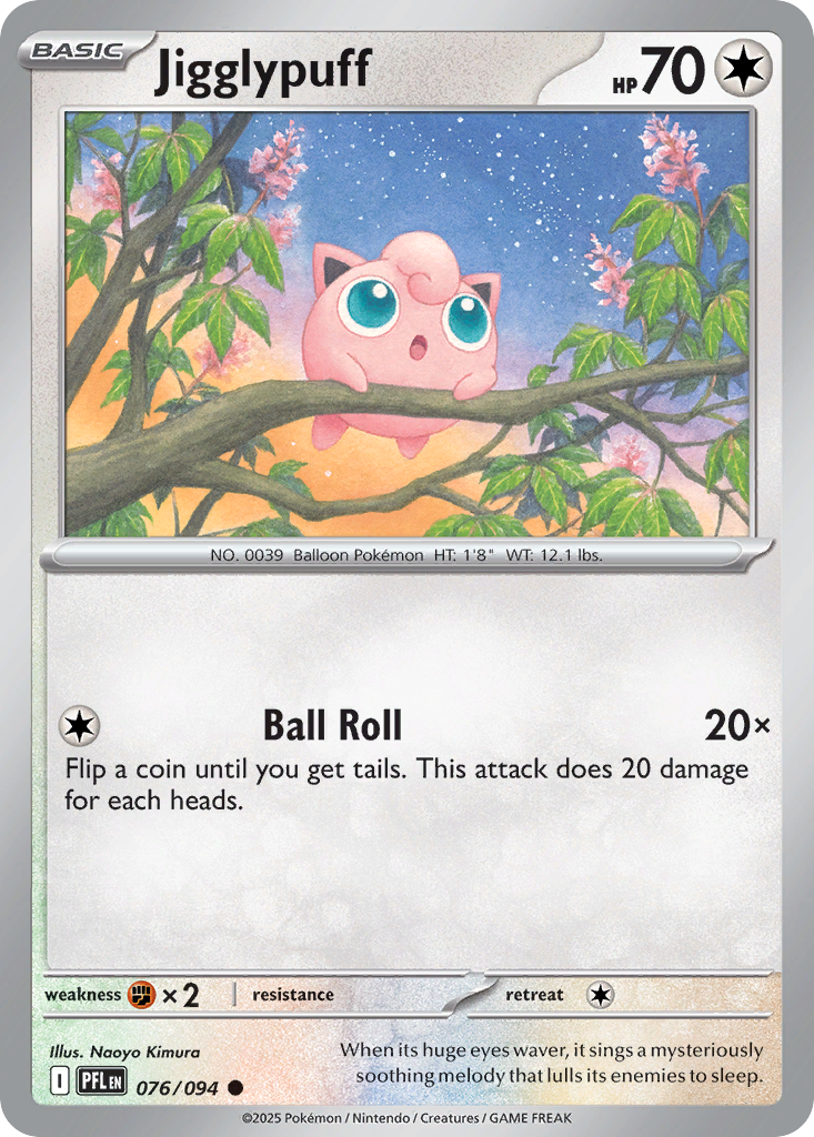 Jigglypuff - 076/094 - Reverse Holofoil
