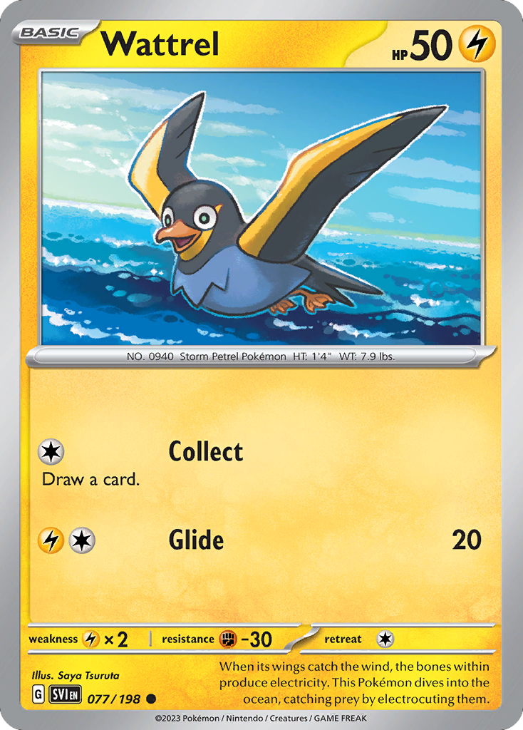Wattrel  - 077/198 - Reverse Holofoil