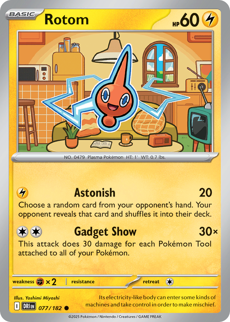 Rotom  - 077/182 - Reverse Holofoil