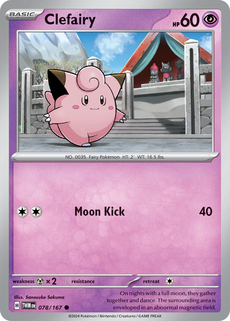 Clefairy - 078/167 - Reverse Holofoil