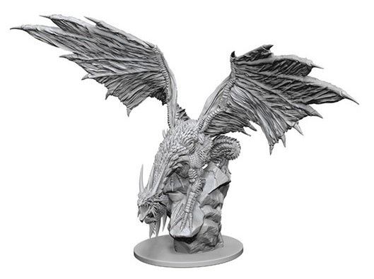Pathfinder Deep Cuts Unpainted Miniatures: W12.5 Silver Dragon