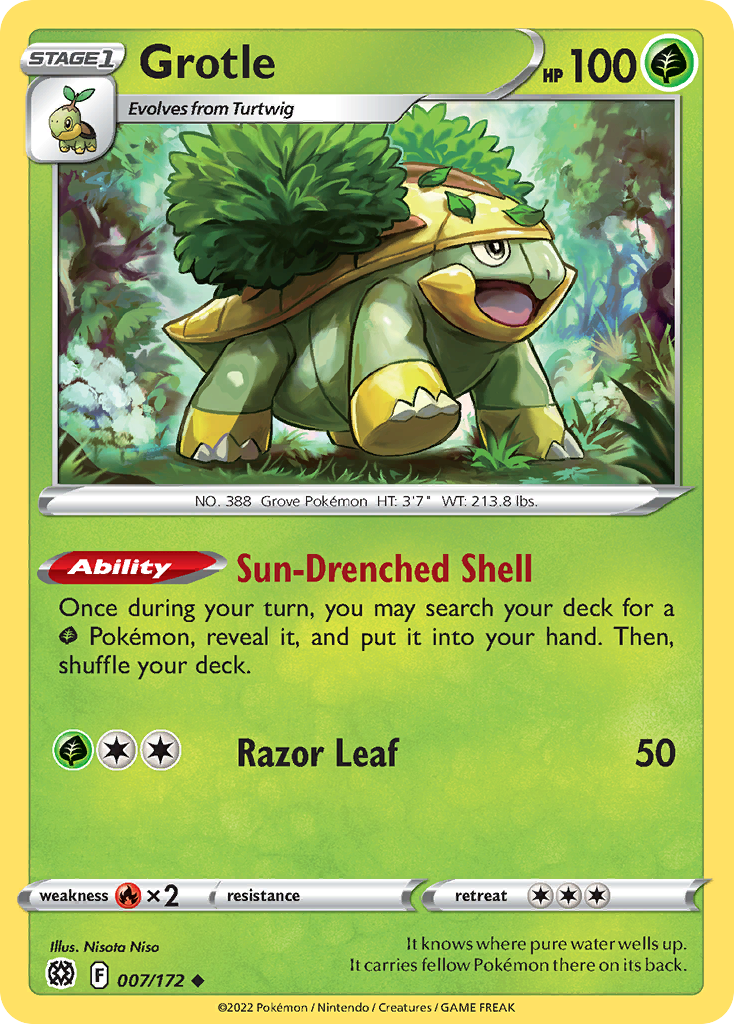 Grotle - 007/172 - Reverse Holofoil