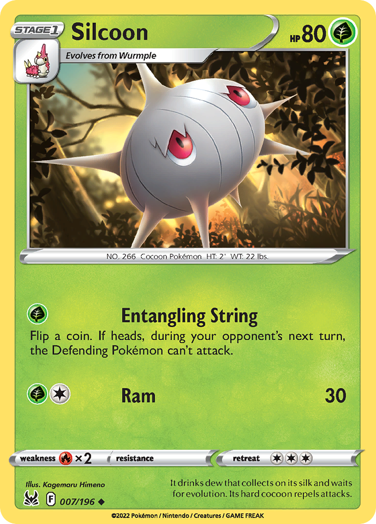 Silcoon - 007/196 - Reverse Holofoil