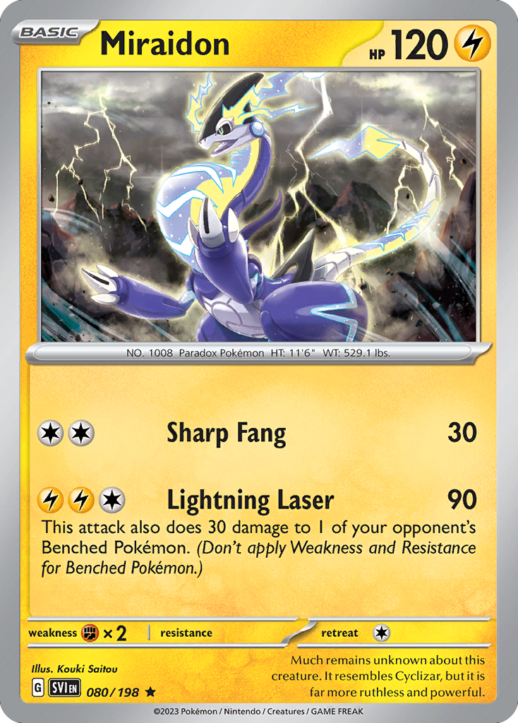 Miraidon - 080/198 - Reverse Holofoil
