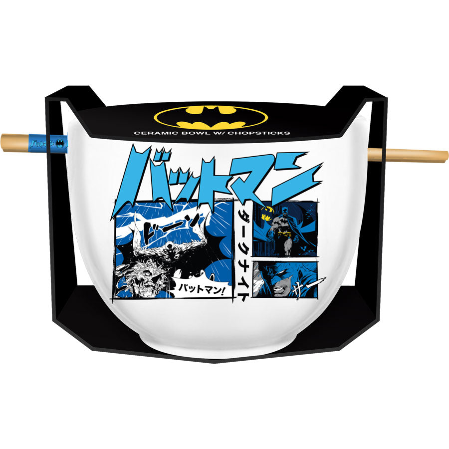 Batman Ramen Bowl & Chopsticks 