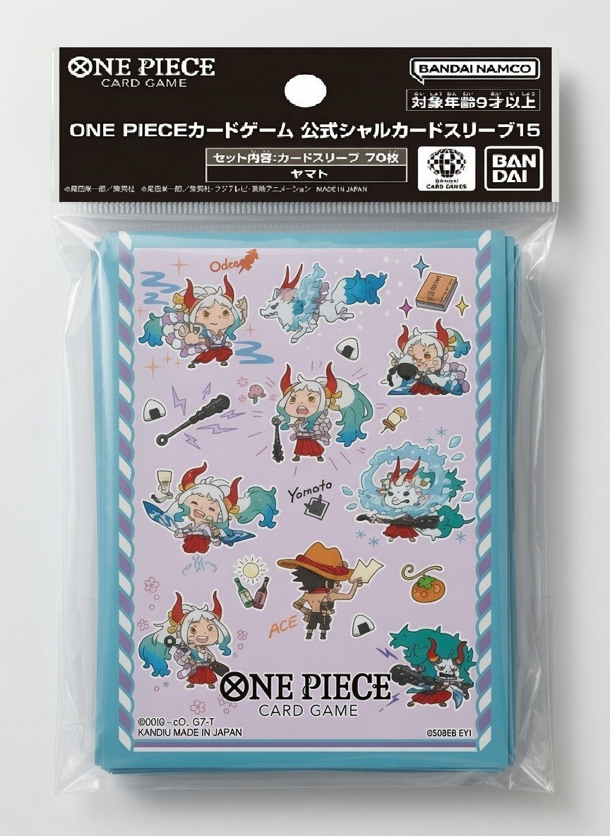One Piece TCG Official Sleeves Set 15 Yamato (70ct)