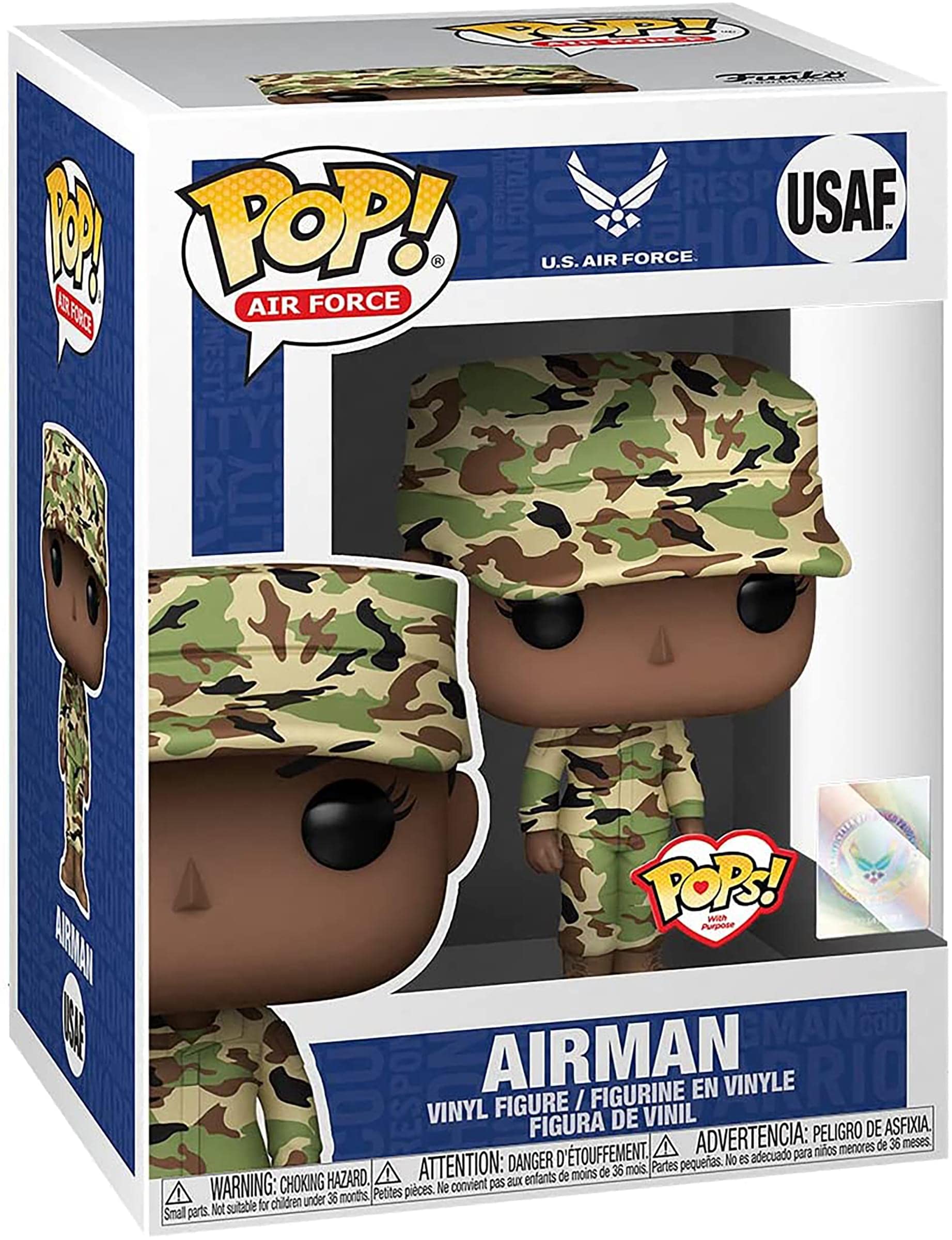 Funko POP! MILITARY: AIR FORCE - Female Airman A #USAF
