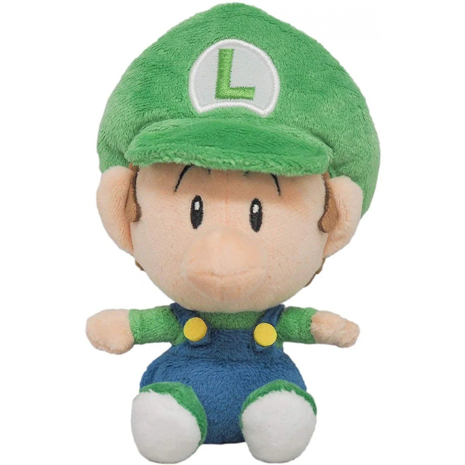 Super Mario All Star Collection Baby Luigi Plush, 6"