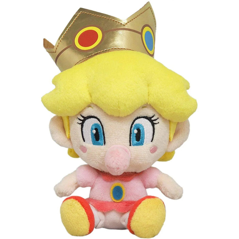 Super Mario All Star Collection Baby Peach Plush, 6"