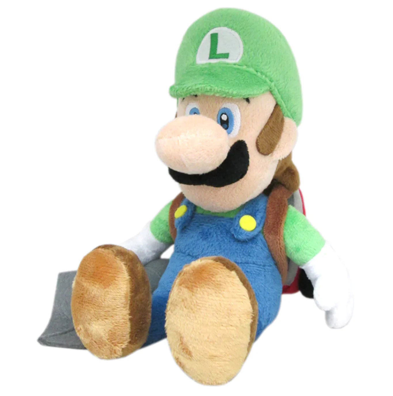 Super Mario Series Luigi's Mansion - Luigi w/ Ghost Vacuum Poltergust Plush, 7"