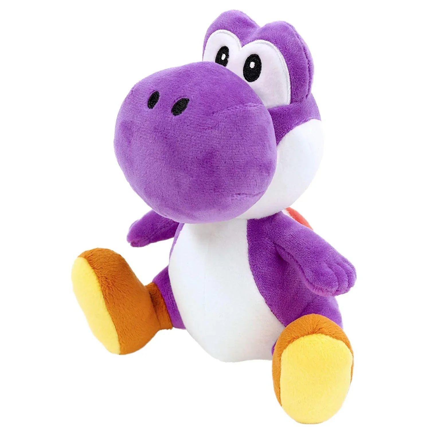 Super Mario All Star Yoshi - Purple Yoshi Plush, 7"