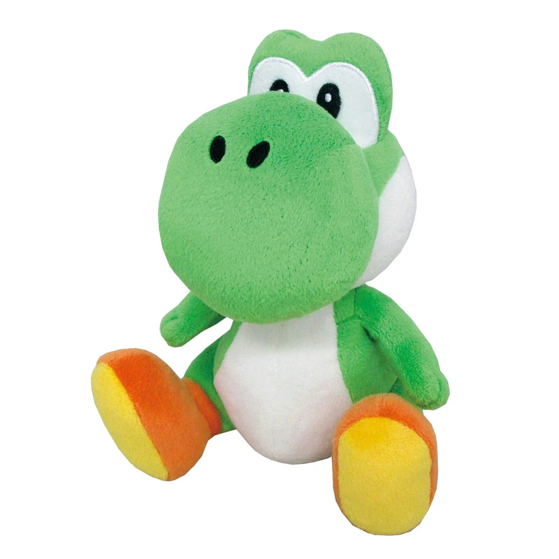 Super Mario All Star Yoshi - Green Yoshi Plush, 8"