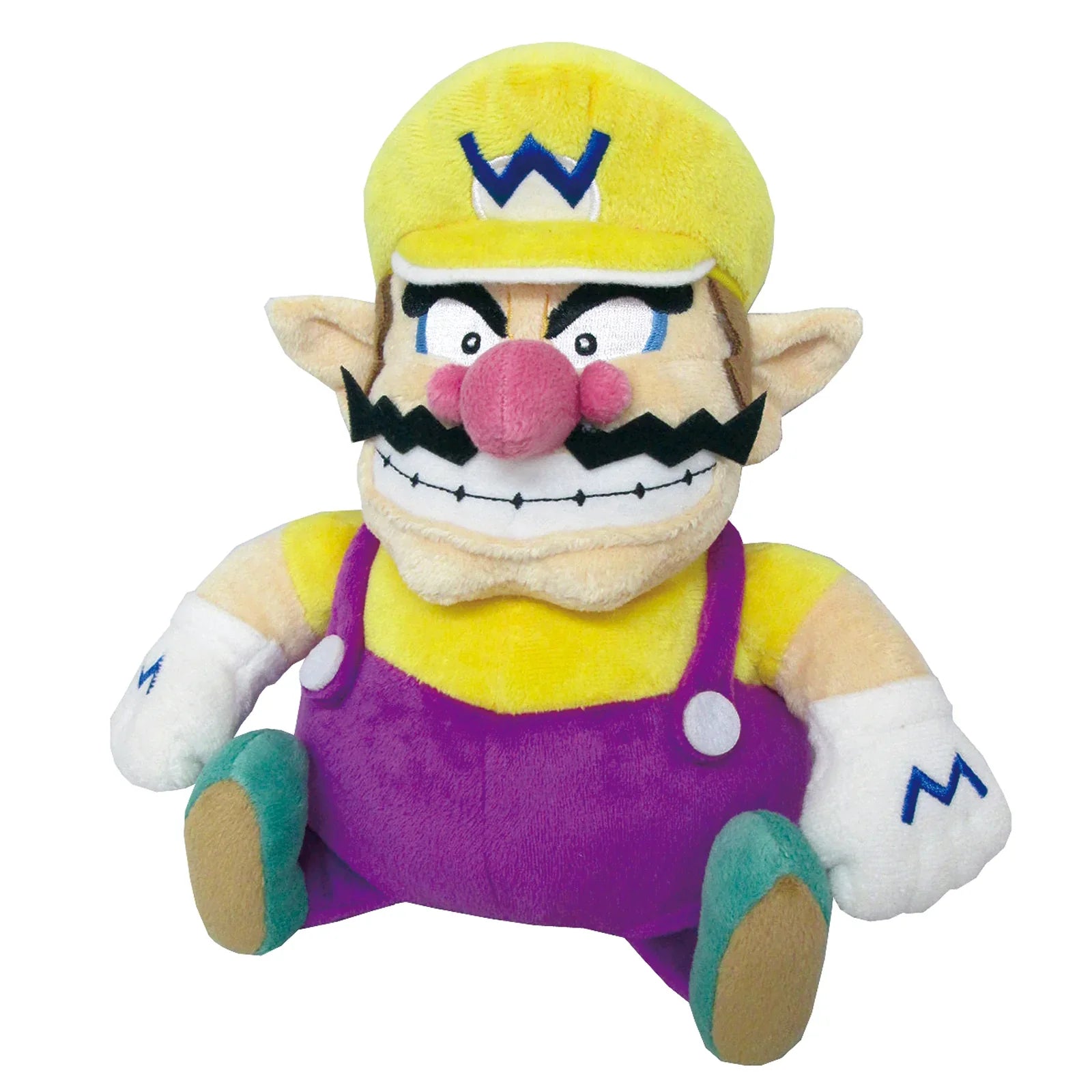 Super Mario All Star Collection Wario Plush, 10"