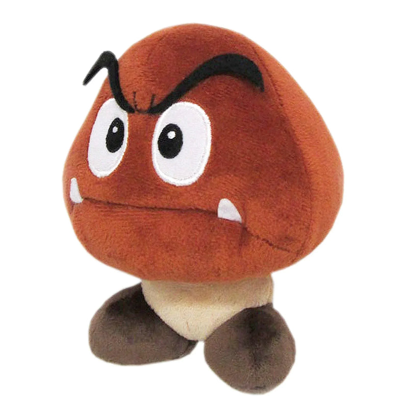 Super Mario All Star Collection Goomba Plush, 5"