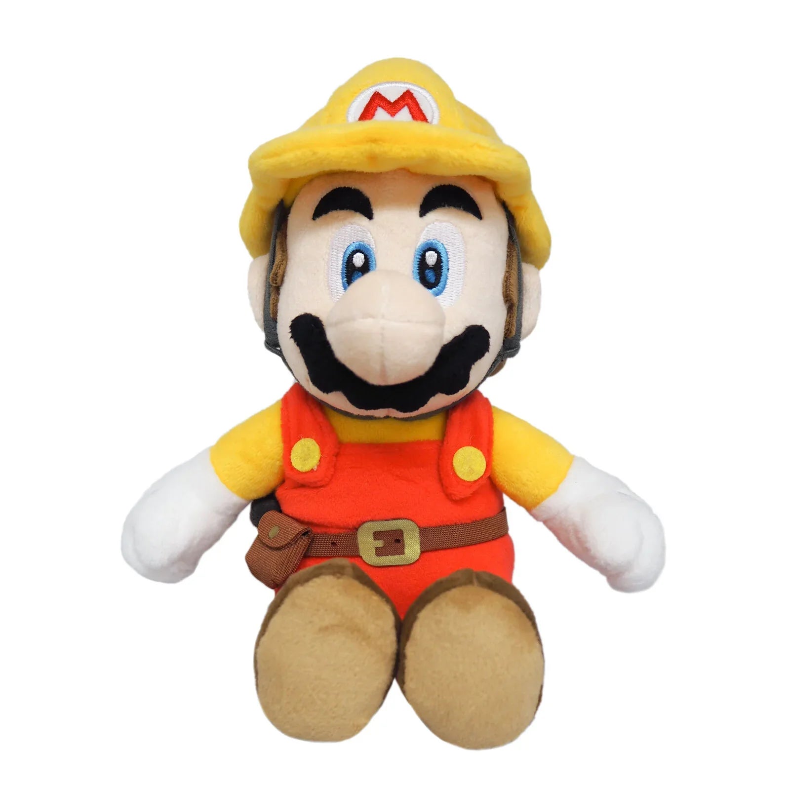 Super Mario Maker 2 Builder Mario Plush, 9.5"