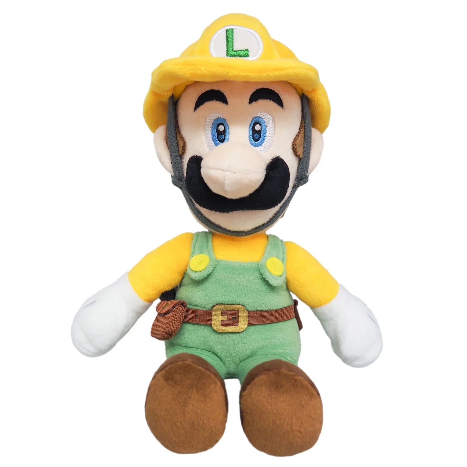 Super Mario Maker 2 Builder Luigi Plush, 10"
