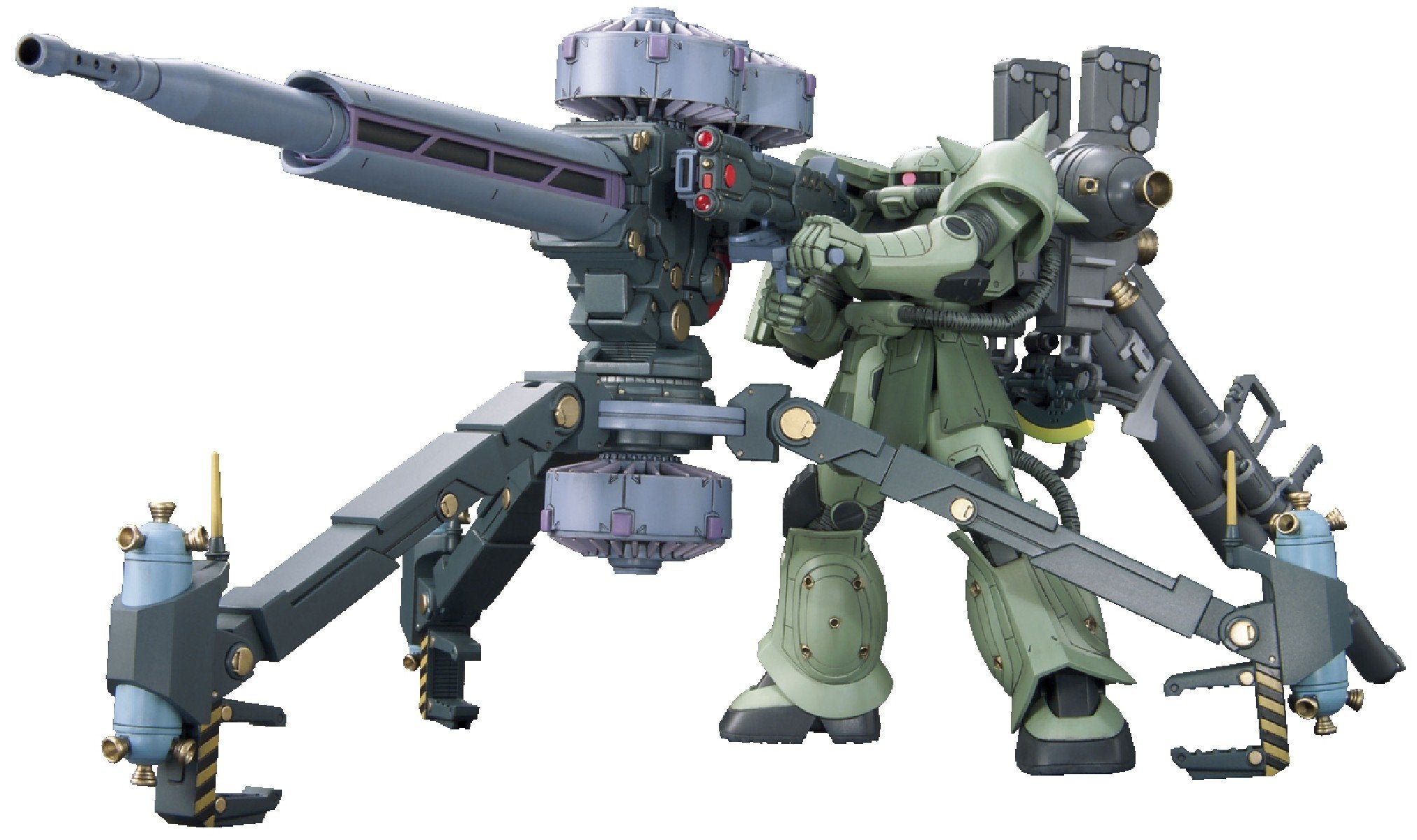 Gundam - Zaku & Big Gun (Thunderbolt Anime Color)