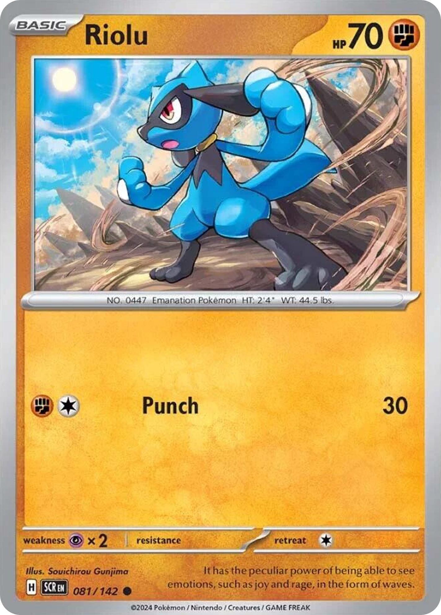 Riolu - 081/142 - Reverse Holofoil
