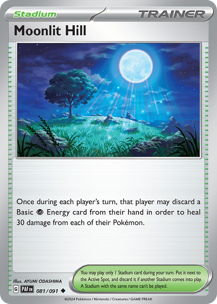 Moonlit Hill - 081/091 - Reverse Holofoil