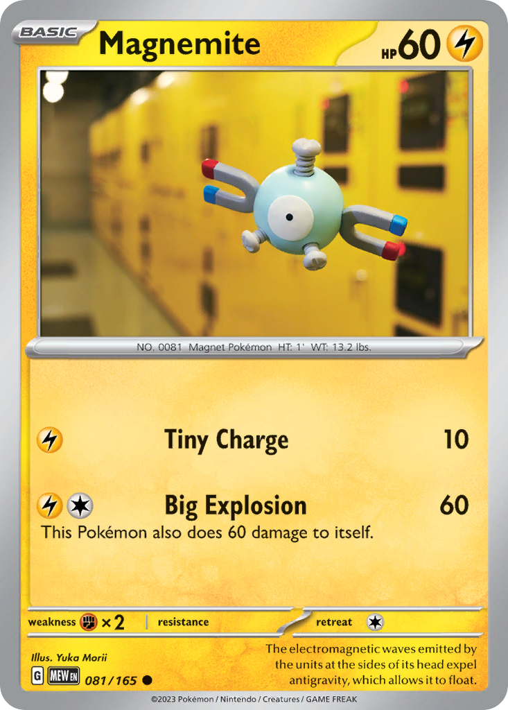 Magnemite - 081/165 - Reverse Holofoil