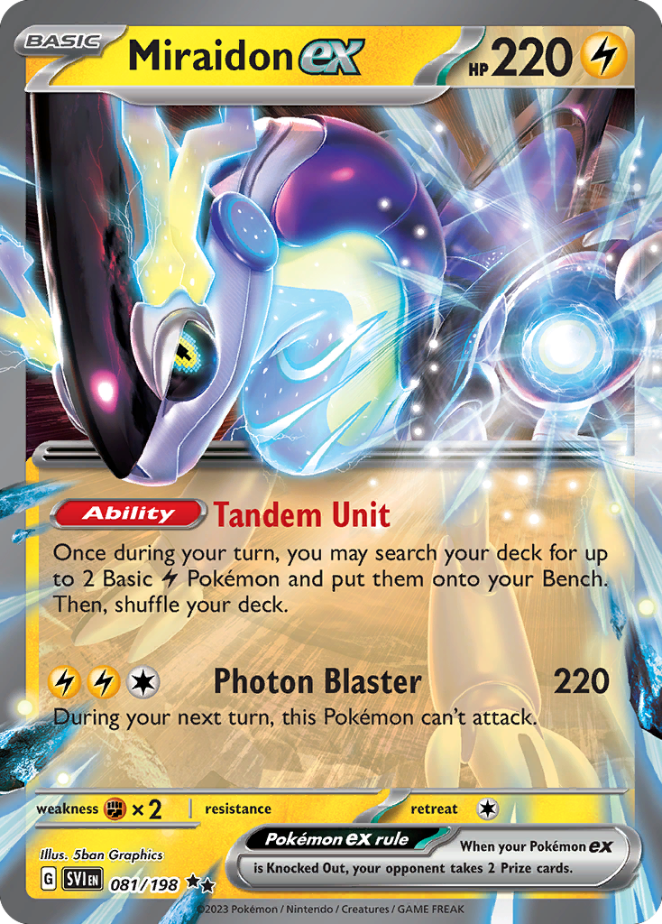 Miraidon ex  - 081/198
