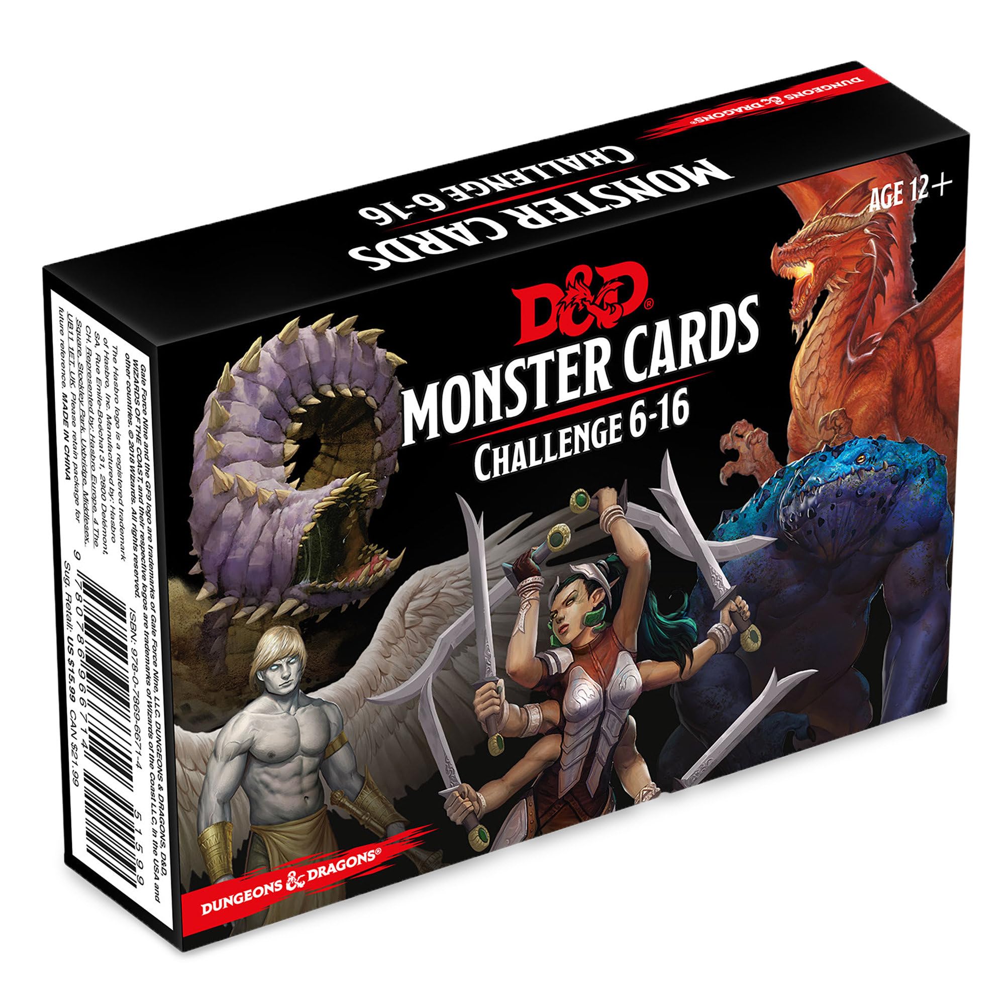 D&D 5/E Monster Cards Challenge 6-16