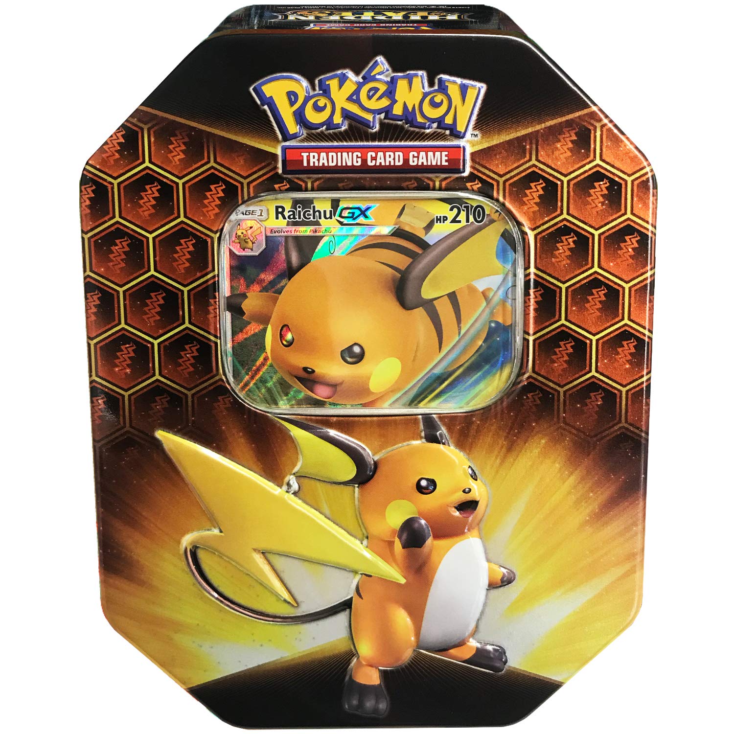 Pokemon Hidden Fates Tin - Raichu GX