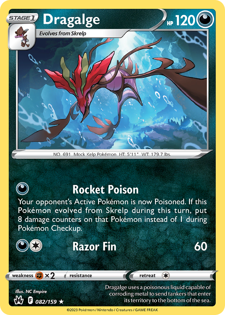 Dragalge - 082/159 - Reverse Holofoil
