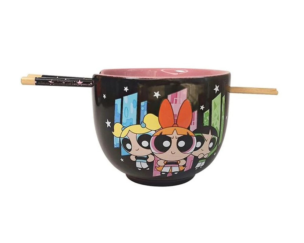 Powerpuff Girls Ramen Bowl & Chopsticks - Trio