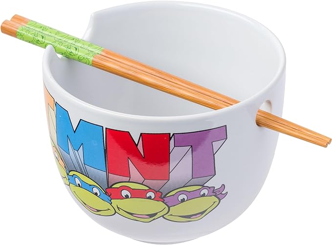 Ninja Turtles Ramen Bowl & Chopsticks