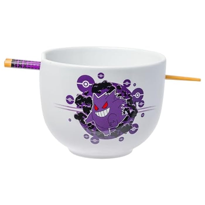 Pokemon Ramen Bowl & Chopsticks - Gengar