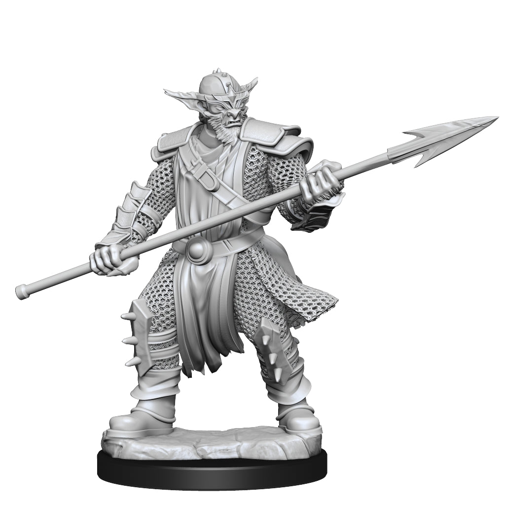Critical Role Unpainted Miniatures: W01 Bugbear Fighter Male